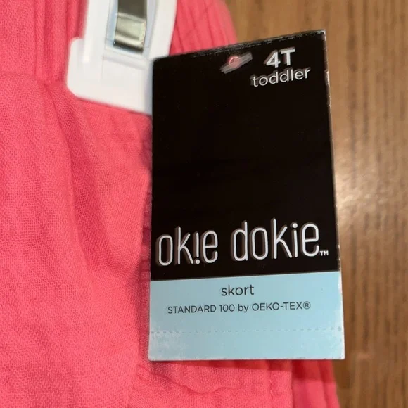 Pink Skirt with Ruffle Hem - Picture 2 of 2